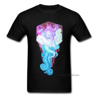 Neon Essence 2018 Octopus Tee Men Strange Thing T-shirt 3D Crystal Box Print T Shirt Cthulhu Watercolor Black Clothing