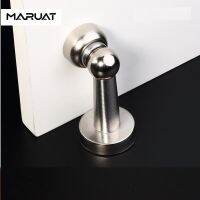 【LZ】№❒  Door Stopper Ventouse Porte Available Hidden Doorstop Furniture Door Hardware Plinth High Intensity Magnet Magnetic Perforated