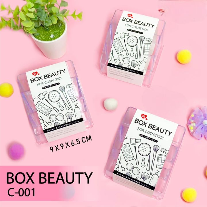 box-bbauty-9-9-6-5-cm-สำหรับใส่เครื่องสำอางค์-cc-001-สินค้าราคาต่อชิ้น-ส่งตรงจากไทย