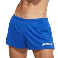 SEOBEAN ฤดูร้อนกางเกงขาสั้นผู้ชาย Gyms ฟิตเนสกางเกงขาสั้นแห้งเร็ว Joggers หลวมกางเกงขาสั้นลำลองวิ่งออกกำลังกายกีฬากางเกงขาสั้น