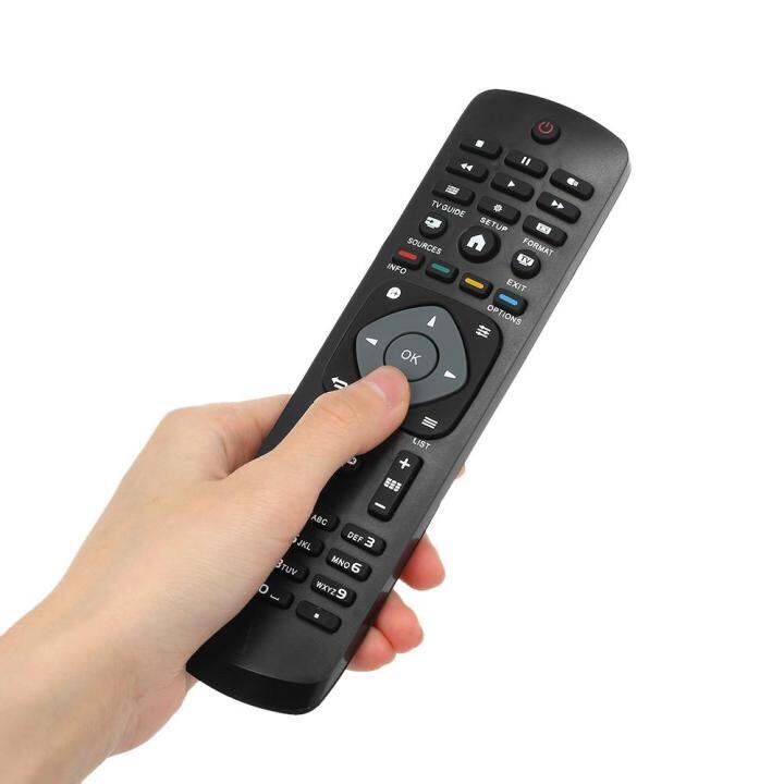 universal-tv-remote-control-wireless-smart-controller-replacement-สำหรับ-philips-lcd-tv-smart-digital-hdtv-สีดำ