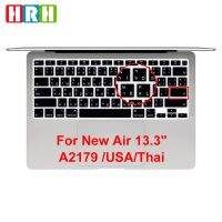 【❖New Hot❖】 erwang81474714 Hrh แป้นพิมพ์ซิลิโคนภาษาไทยตัวป้องกันพื้นผิวสำหรับ Macbook Air 13 A2179 Touch Id M1ปล่อย A2337