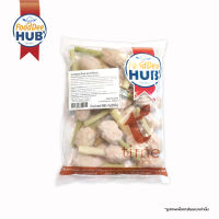 กุ้งพันตะไคร้ - fooddeehub Shrimp Paste on Lemongrass Stick