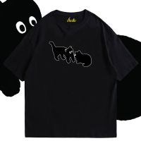 New (เสื้อเฮีย) เสื้อ two blackcat ผ้า Cotton 100 % ผ้าSOFT