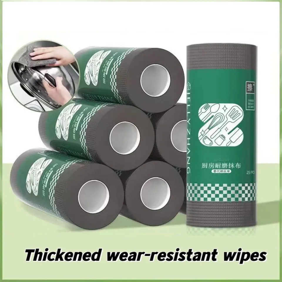 New Wear-resistant Kitchen Wipes, Thickened Disposable Pots And