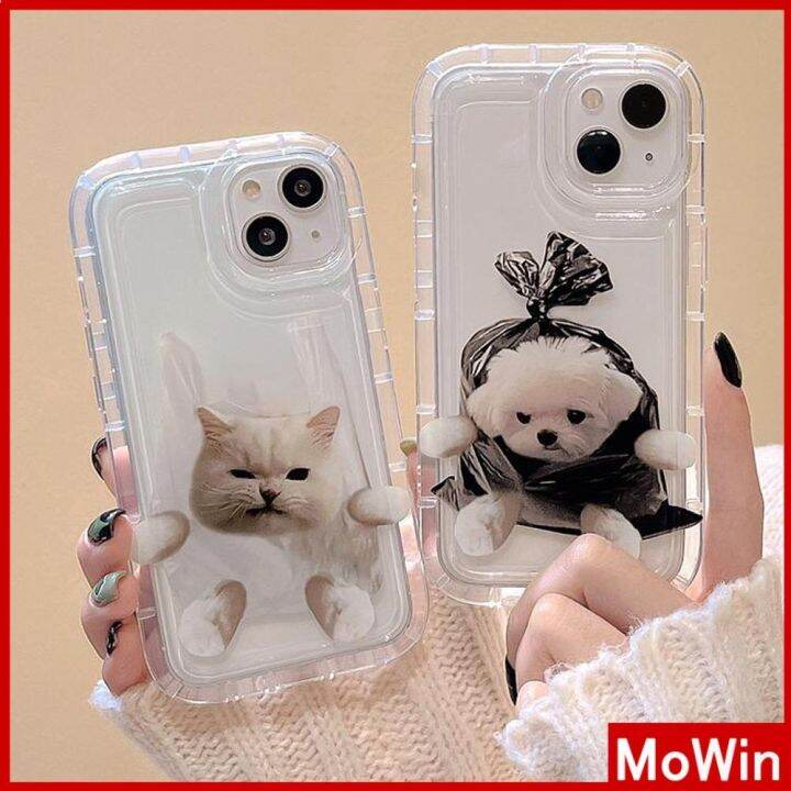 เข้ากันได้สำหรับ-เคสไอโฟน-เคสไอโฟน11-เคส-iphone-11-สำหรับ-iphone-14-pro-max-เคส-iphone-เคสใส-tpu-เคสนิ่มถุงลมนิรภัยเสริมกันกระแทกแมวน่ารักลูกสุนัขเข้ากันได้กับ-iphone-13-pro-max-iphone-12-pro-max-11-7