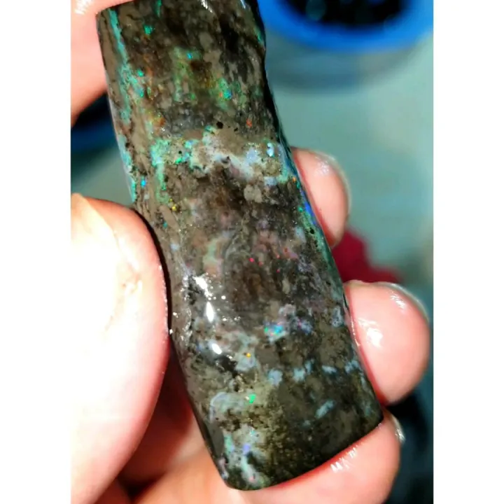 Batu Kalimaya Black Opal Sempur Jumbo Asli Banten Lazada Indonesia