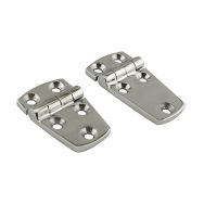 2pcs Boat Door Hinge Marine 316 Stainless Steel Hinge Short Side Door Hinge for Yacht Boat RV Marine Door Hinge Accessories