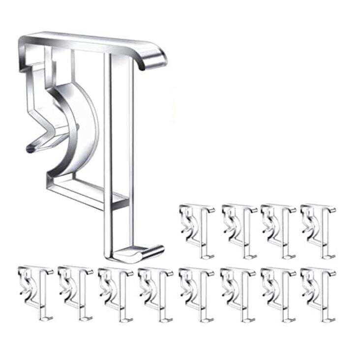 3 1/4 Inch Valance Clips Faux & Wood Horizontal Blinds Parts, 3.25", 6-10 Pack