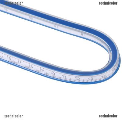 ❤ MY ♣ Flexible Curve Ruler Drafting Drawing Tool Plastic Vinyl 30cm