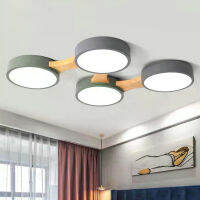 Modern LED Colorful Dimmable Ceiling Light with Remote Nordic Round Lamp for Girls Kids Children Bedroom Living Room Kitchen