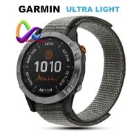 สายนาฬิกา Garmin ไนล่อน Ultra light Garmin Fenix 7X 7 7s sapphire solar/6X 6 6s pro solar/5X 5 5s Plus/Enduro /Descent MK 1 2 2s / Tactix delta / Forerunner 935 945 745/Approach S60 S62 MARQ  tactix delta epix 2 / coros vertix 2 Nylon strap