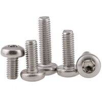 5-50PCS M1.4M1.6 M2 M2.5 M3 M3.5 M4 M5 M6 M8 304 Stainless Steel GB2672 Six-Lobe Torx Pan Screw Six Lobe Round Head Bolt