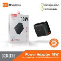 หัวชาร์จ มือถือ Adapter FOX GC08 QC3.0 Fast Charger 18W (USB Port)