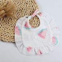 【CW】 Baby Bibs for Boy Breathable Printed Drooling Bib Burp Adjustment Infant Teething Feeding Bandanas A2UB