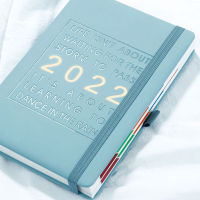 Zoecor Agenda 2022 English Planner Organizer Notebook A5 Diary Monthly Weekly Schedule Notepad for School Office Stationery
