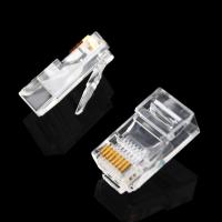 Egizmo 10/50/100ชิ้น Rj45 8p8c แบบแยกส่วนสำหรับเครือข่าย Cat5 Lan ของคุณภาพสูง647