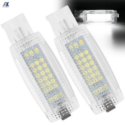 2Pcs 18LED Sun Visor Vanity Mirror โคมไฟอ่านหนังสือสำหรับ VW Golf 4 5 6 7 Passat B5 B6 B7 CC Jetta Polo EOS Tiguan Touran Beetle