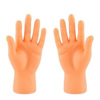 THLA3P 2Pcs Funny Mini Hands Creative Finger Fidget Toys Small Hand Tease the Cat Pet Toy