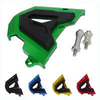 ด้านหน้าห่วงโซ่เฟืองฝาครอบเครื่องยนต์ด้านซ้ายสำหรับ KAWASAKI Ninja 250 300 EX250 EX300 Z250 Z300 2013 2014 2015 2016 2017