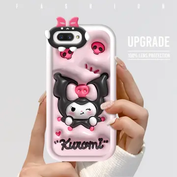 chenyyka For iPhone 7 Plus Case With Wristband New Design Square Edge Phone  Case Cute Line Rabbit Pattern Shockproof Plating Silicone Casing Full