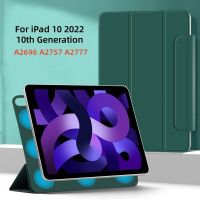 【DT】 hot  For New iPad 10 2022 10th Generation Tablet Magnetic Smart Folding Cover Funda for Apple iPad 10 9 Inch 2022 Case A2757 A2777