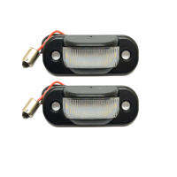 2Pcs LED ป้ายทะเบียนสำหรับ Audi 80 B4 1991-1995 Cabridet (ประเภท8G) 100 C4 1990-1994 A6 C4 1994-1997จำนวนโคมไฟ