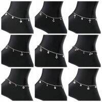 【CW】✲  DoreenBeads Fashion Star Ankle Barefoot Beach Leg Chain 21cm long