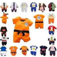 0-24 Months Infant Anime Romper For Baby Girl Boy Toddler Halloween Clothes Cartoon Characters Cosplay Costume Newborn Jumpsuit