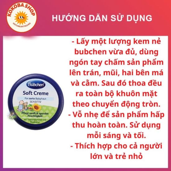 Kem chống nẻ buchen creme.kem dưỡng da cung cấp độ ẩm cần thiết cho da - ảnh sản phẩm 1