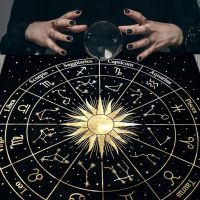 12 Constellations Tarot Card Tablecloth Magic Wall Tapestry Board Game Astrology Divination Psychedelic Witchcraft Altar Cloth