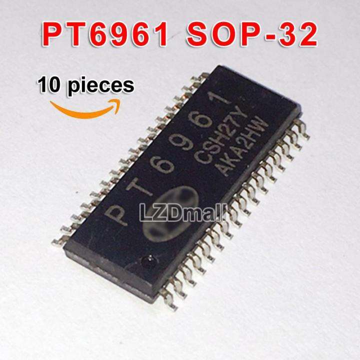 ชิปไดรเวอร์-pt6961-10ชิ้น-sop-32-led-แบบ-smd-ของแท้ใหม่