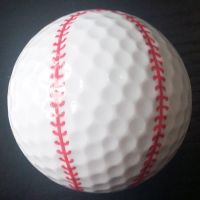 ❁▧✻ Sports ball two-layer baseball color ball outdoor practice golf