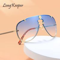 LongKeeper Round Sunglasses for Women Men Brand Designer Men Metal Shades Uv Traveling Sun Glasses Outdoor 2022 Eyewear Fashion