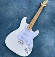 ใหม่ Fender Stratocaster กีตาร์ไฟฟ้าสีขาว