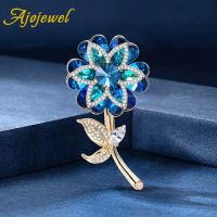 【YF】 Ajojewel 2023 New Design Brooch With Crystals Corsage Pin Costume Jewelry