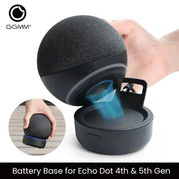 Echo Dot 5th Battery Base Portable Wireless Rechargable Battery Base  Compatible with Echo dot 4th/5th Alexa Speaker