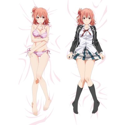 Anime My youth romantic comedy is wrong as I expected Dakimakura Yuigahama Yui Hugging Body Pillowcase DIY Pillow Cover Case Camera Remote Controls