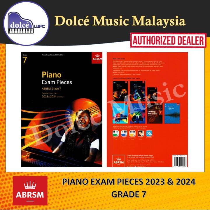 ABRSM - Piano Exam Pieces 2023 & 2024 - Grade 7 | Lazada