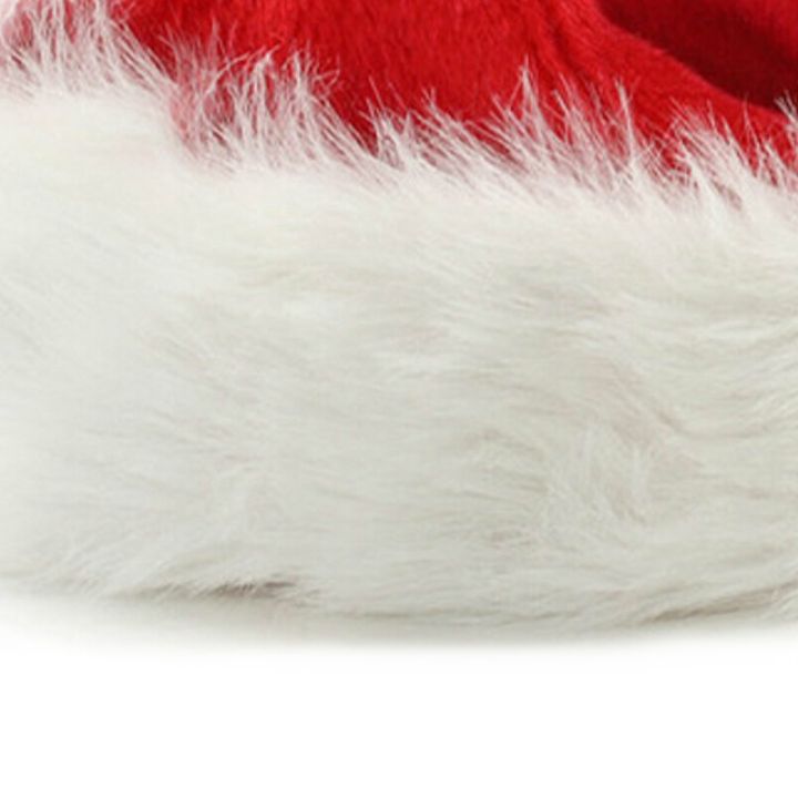 new-year-thick-plush-christmas-hat-adults-kids-christmas-decorations-for-home-xmas-santa-claus-gifts-warm-winter-caps