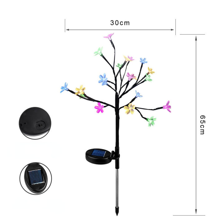 2pcs-cherry-blossom-lit-tree-light-solar-led-flower-lights-waterproof-garden-yard-party-decor-table-lamp-outdoor-color-changing