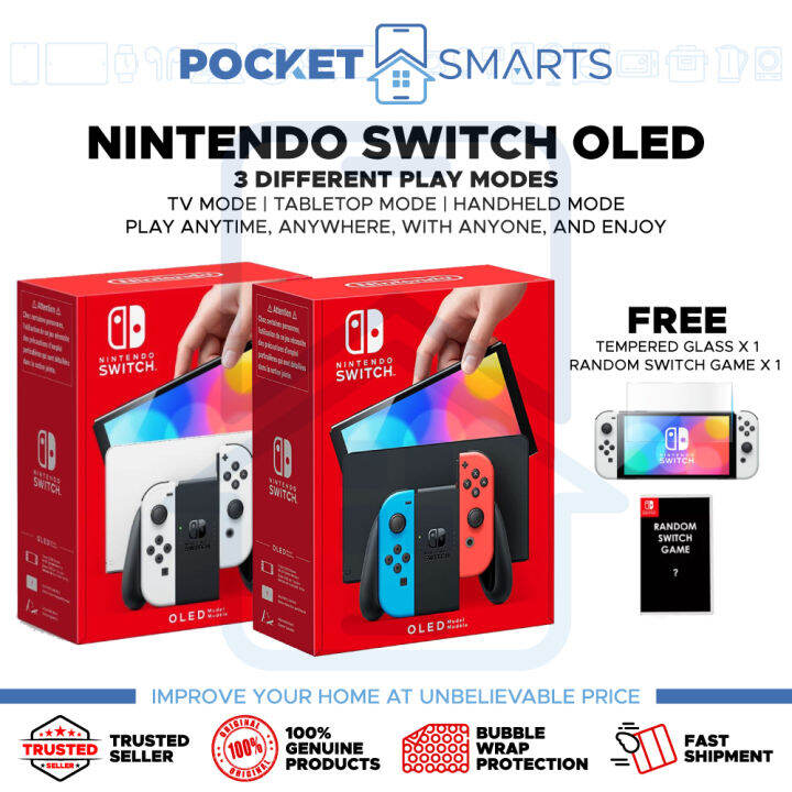 [Maxsoft Set] Nintendo Switch OLED (7" OLED Screen 64GB Storage Wi