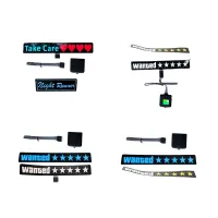 Windshield Electric Lights Up Window Stickers for JDM Glow Panel Decoration Accessorie