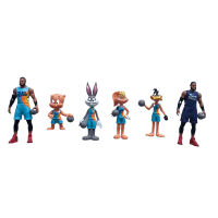 6pcs/set Space Jam: A New Legacy Cute Figure Toy Anime Pvc Action Figure ToysCuteAnime Pvc Action Figure Toys CollectionSpace Jam: A New Legacy Cute Figure ToyFriends Gifts Model Gift