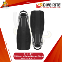 DIVE RITE-FIN XT (S/S Strap w/Swivel Buckle Black)