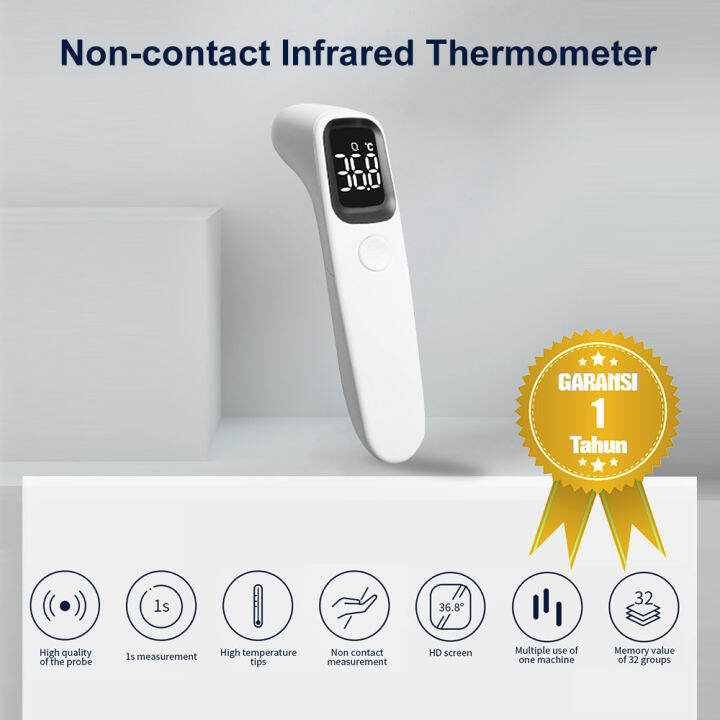 BBlove Non Contact Infrared Forehead Thermometer Pengukur Suhu Tubuh Lazada Indonesia