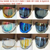 สำหรับ SHOEI X-14 X14 Z7 Z-7 CWR-1 CWR1 NXR RF-1200 RF1200 X-Spirit 3 Xspirit III X-Fourteen RYD กระบังหน้าหมวกนิรภัยกระจกเลนส์ Iridium