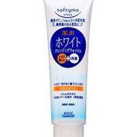 (โค้ด LAZSUPERSTAR50 ลด 50% กันยานี้เท่านั้น) Kose Softymo White Cleansing Wash โฟมล้างหน้าลดฝ้ากระผสมไข่มุก