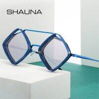 [แฟชั่น] SHAUNA Retro Steampunk แว่นตากันแดดผู้ชายโลหะ Hollow กรอบ Gradient กระจก Shades UV400ผู้หญิง Punk Sun Glasses