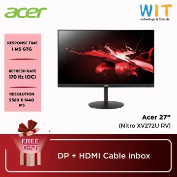 acer nitro 32 class wqhd agile splendor ips gaming monitor